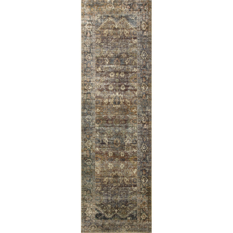 Morgan Spice and Lagoon 2'-3" x 9'-6" Vintage Runner Rug