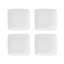 Carré White Porcelain Salad/Dessert Plate