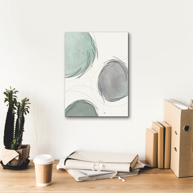 «Encircled Orbits I» par Regina Moore, H 16 po x l 12 po x P 0,75 po