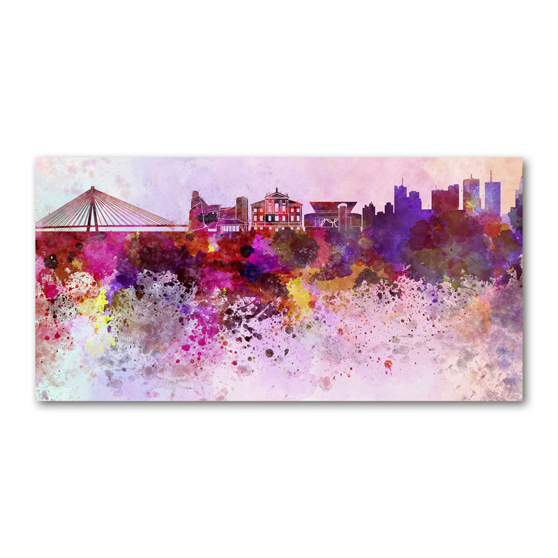 Colourful Warsaw - No Frame Print on Canvas
