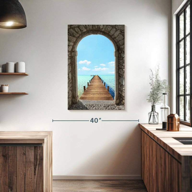 Lilie Stone Arch Boardwalk, 39" H x 26" W