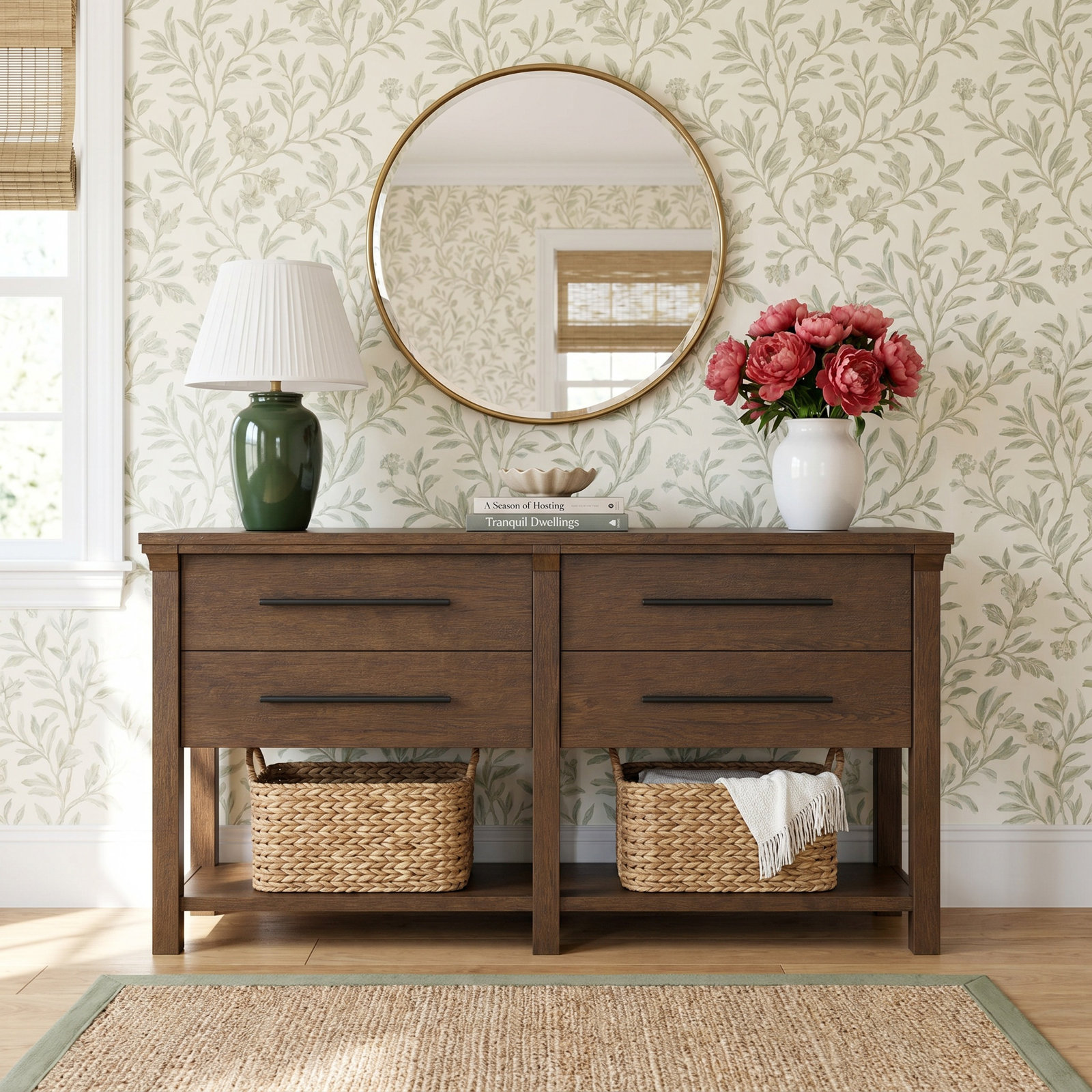 Billie Oak Buffet Table