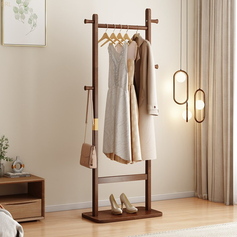 Coat Racks Solid Wood Hanger 23.6* 11*64.1In Solid Environmental Protection Easy To Assemble Beautiful Can Be Placed In The Bedroom/Entrance/Living Room