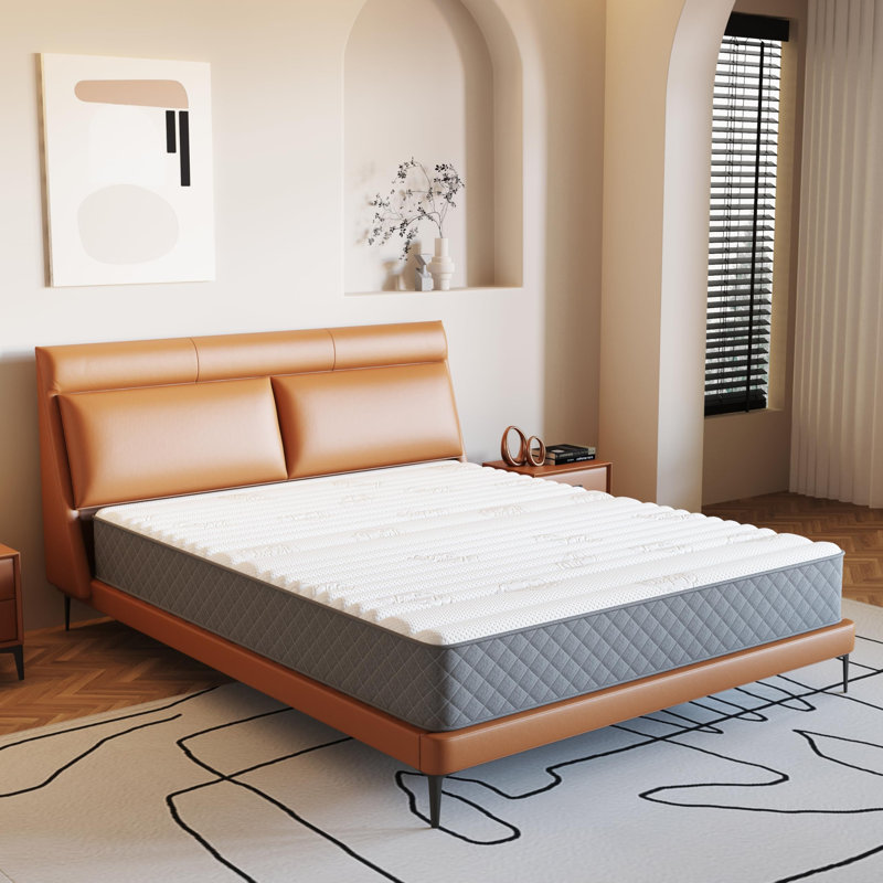 Firm Mattress Cooling-Gel Memory Foam And Pocket Spring Hybrid Mattress, Mattress In A Box, Certipur-US Certified, 12", Queen