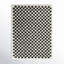 Tapis à poils longs gris anthracite / crème à carreaux Walker-4051727