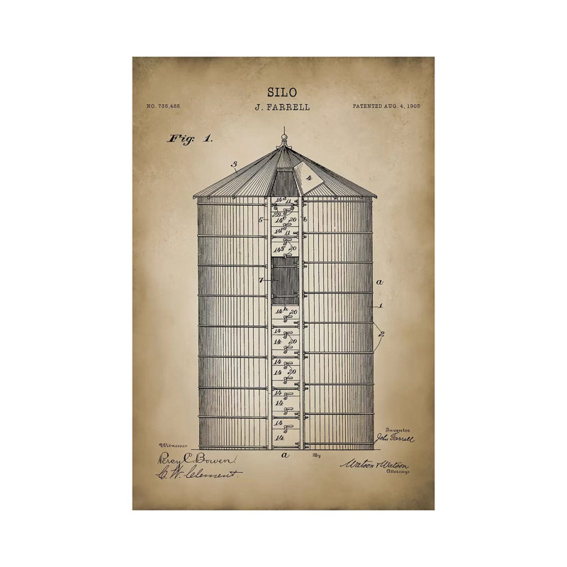 Farm V 1 Piece Wrapped Canvas Wall Art, 101.6 cm H x 66.04 cm W x 3.175 cm D