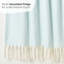 Faux Mohair Throw - Soft Fringed Blanket-1306993050
