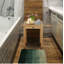 Banc de douche en bois l 16 po