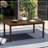 Rectangular Acacia Outdoor Dining Table , 68.9" W,Dark Brown