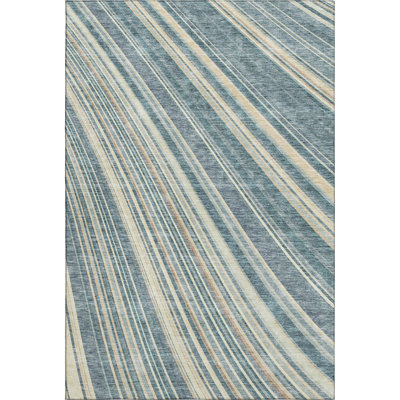 Premium Machine Washable Prisco Sky Rug