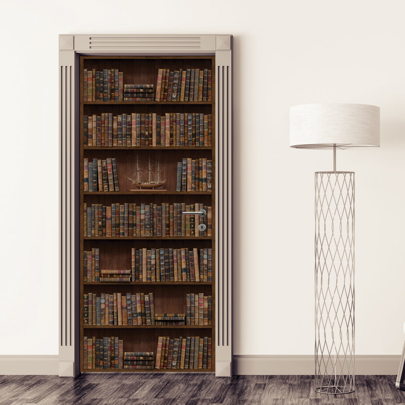 Abstract Non-Wall Damaging Door Decal