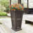 Anastasiya 34" Tall Resin Planter with Water Reservoir-1890067163