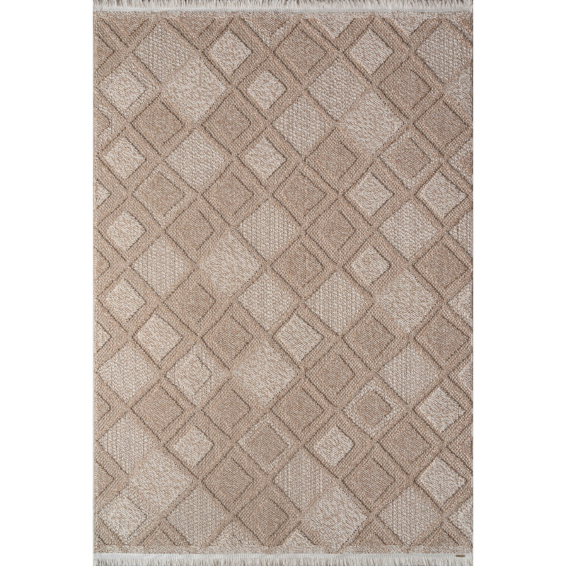 Petroni Cotton Geometric Rug, Runner 3'4" x 8'11"