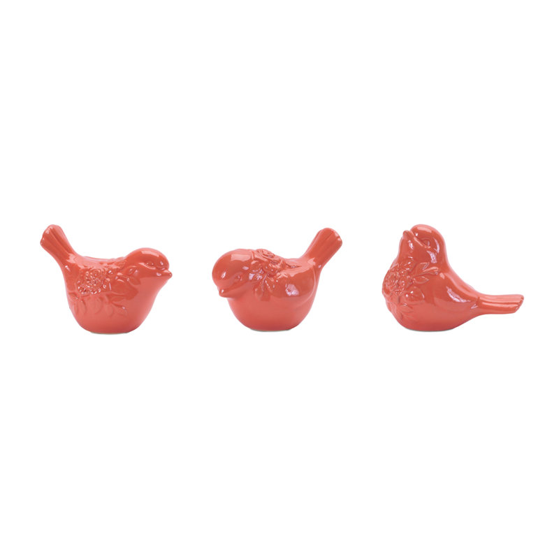 Figurine oiseau en céramique