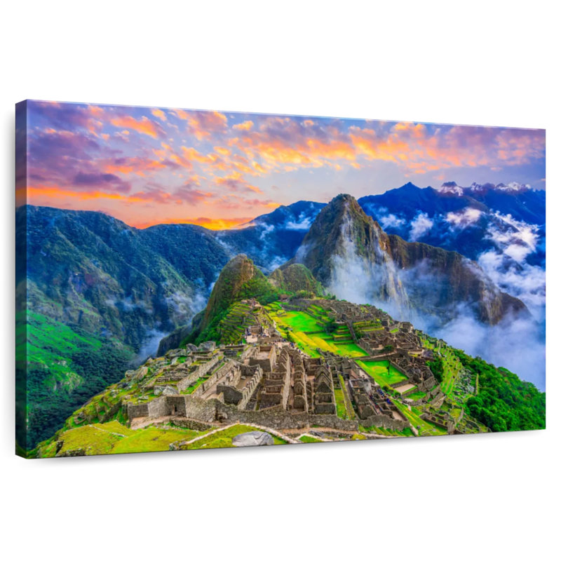 Lilie, ville inca, Machu Picchu, H 24 po x l 36 po