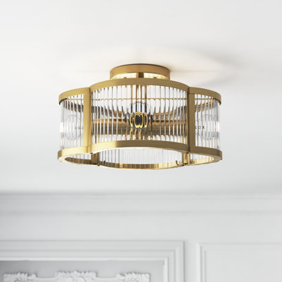 Barlow Glass Semi Flush Mount