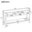 Console Table Entryway Table With Drawers And Bottom Shelf-872669268