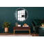 Huldar Glass Flat Wall Mirror