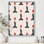 Empowered Cosmic Women Geometric Goddess Series - noir et rouge I - impression sur toile