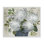 Vase d'hortensia champêtre encadré par estampe numérique par Nan