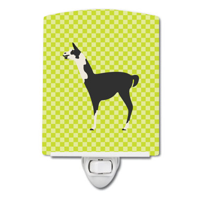 Llama Q'Ara Ceramic Night Light