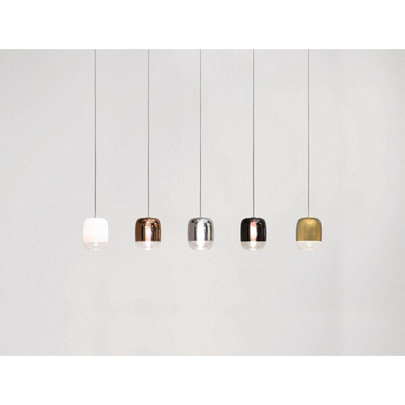 Monthamre 2 - Light Chrome Single Pendant, Black