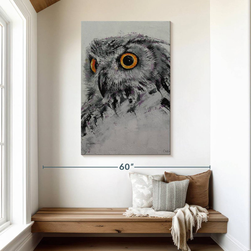 Brampt Spirit Owl, H 48 po x l 32 po