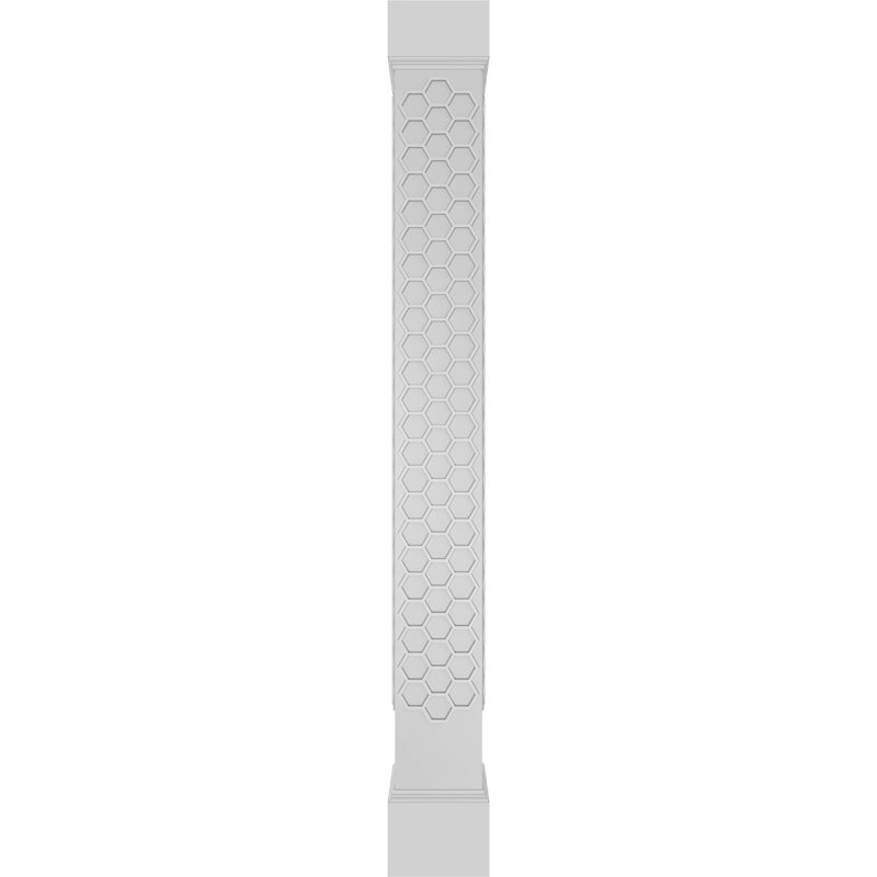 Colonne carrée Westmore Craftsman, H 108 po x l 11,625 po x P 11,625 po