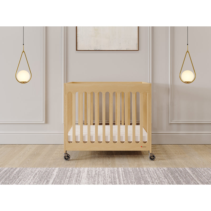 Mini lit de bébé pliant Foundations Boutique, Naturel