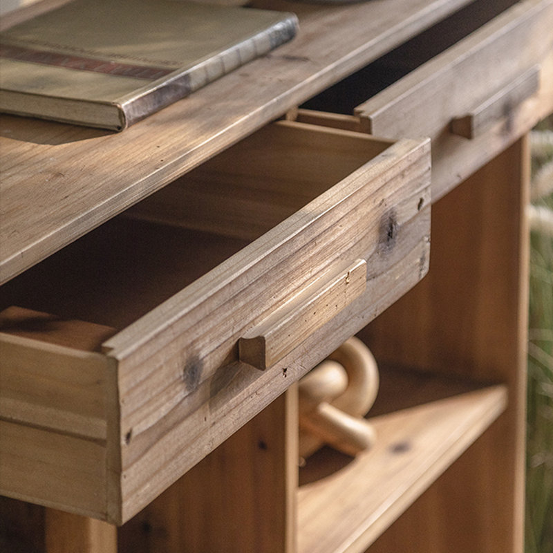 Armoire d'entrée en bois de pin
