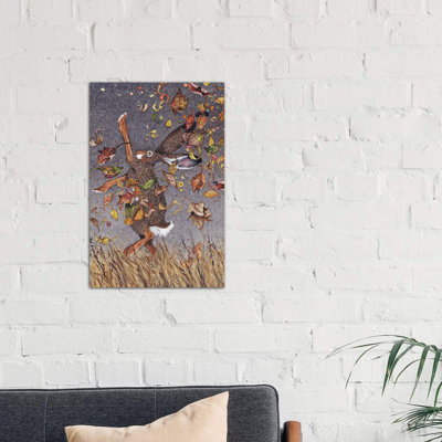 Happy Dance by Maggie Vandewalle - Wrapped Canvas Print