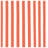 Orange Vertical Stripes Bedding Stripes Bedspread Pattern-125167681