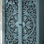 Armoire de rangement haute avec tablettes, armoire d'appoint élégante avec 2 portes et buffet polyvalent-691121124