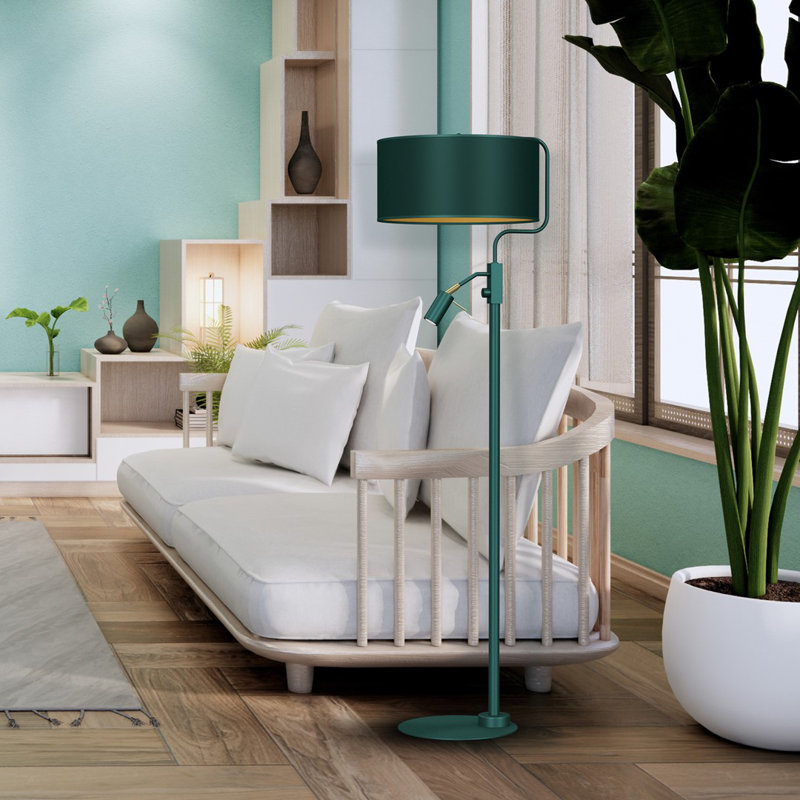 Hawger 160cm Green Reading Floor Lamp