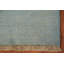 Tapis pour vestibule moderne en laine bleu clair Gabbeh 3 x 4