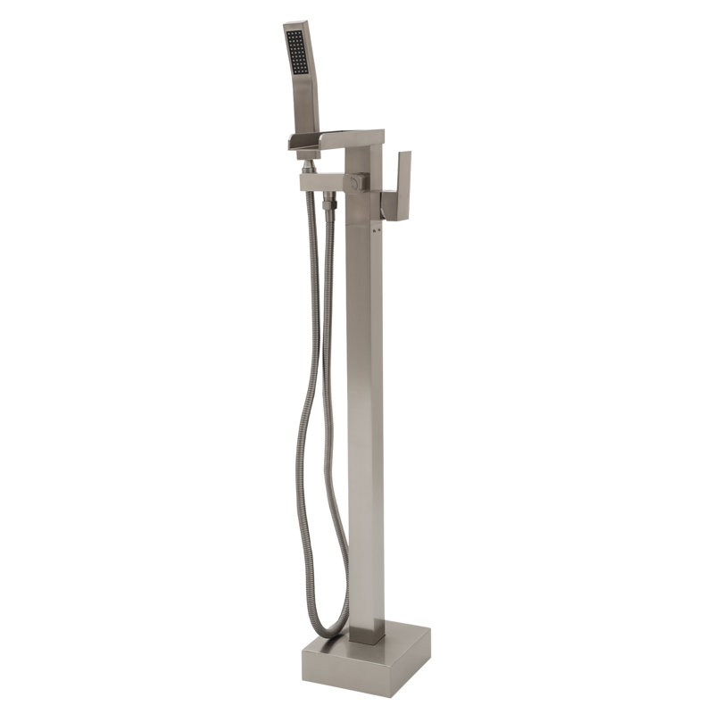 1 Handle Waterfall Faucet with Diverter, Brushed Nickel