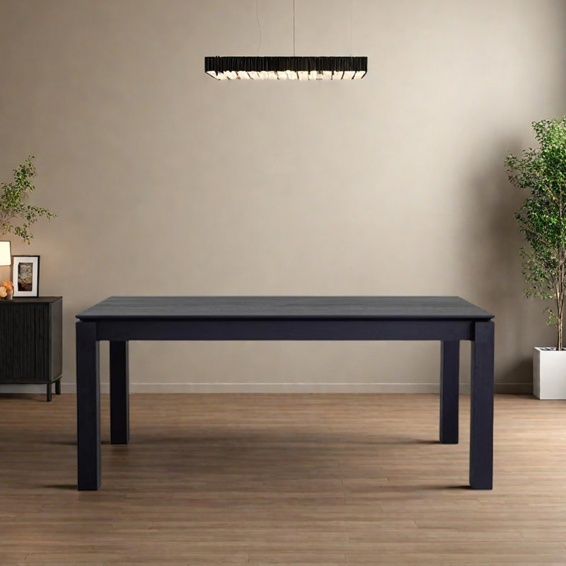 Table en bois de frêne moderne et minimaliste Modern, H 29,52 po x L 62,99 po x l 31,49 po