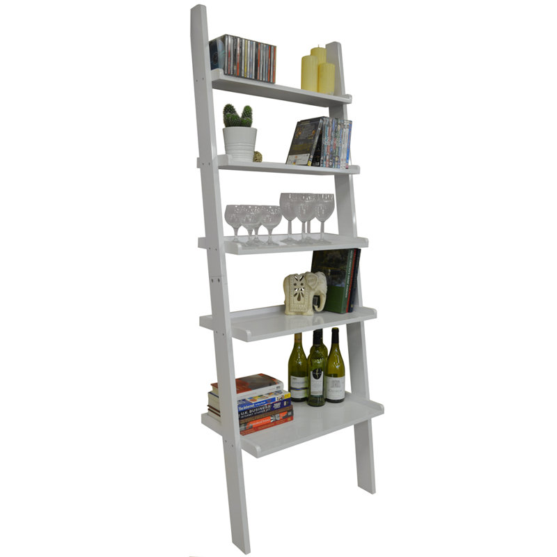 180cm H x 64cm W Ladder Bookcase