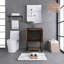 Meuble-lavabo sur pied simple 24 po Fumiki