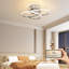 41cm Butterfly‑Shaped Dimmable LED Flush Mount Ceiling Light with Remote Control for Living Room-1692670068