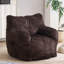 Fauteuil à billes en velours côtelé doux et moelleux rempli d'éponge à mémoire de forme-827849188