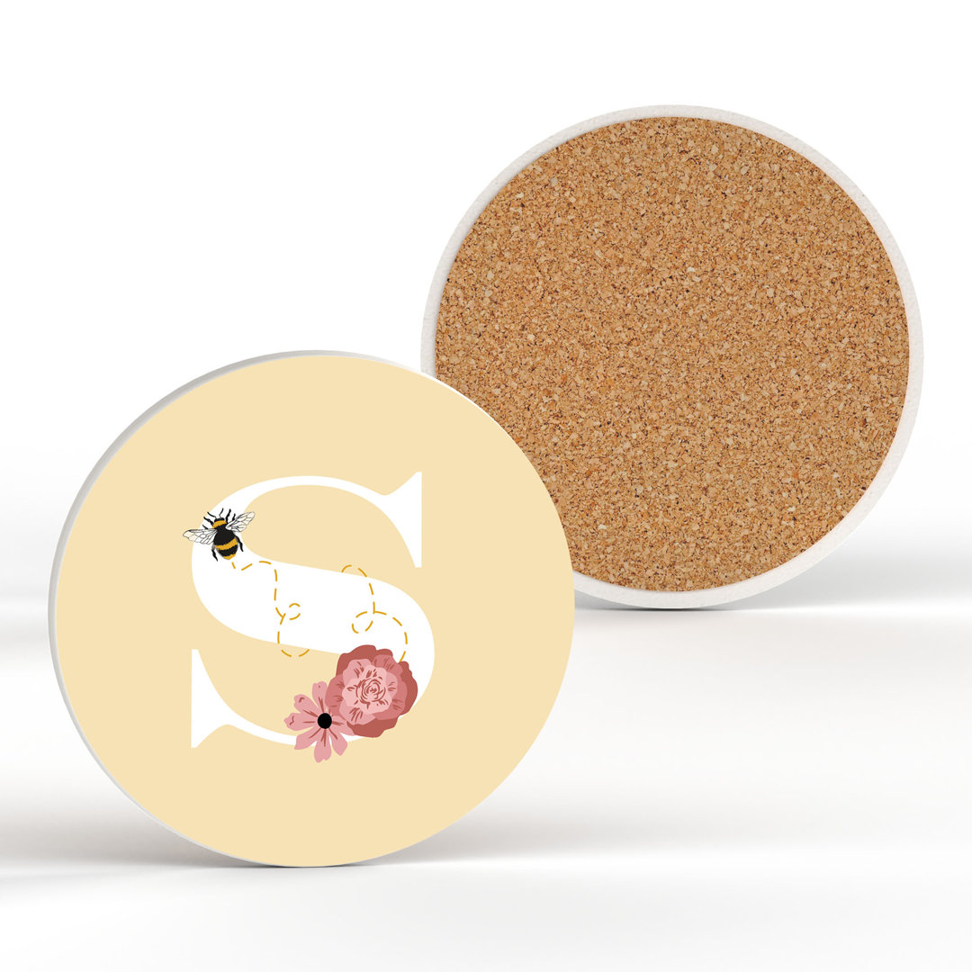 Bee Floral Coaster