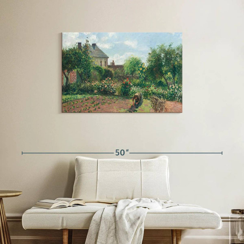 Senne, jardin de l'artiste à Eragny, 1898, H 24 po x l 36 po