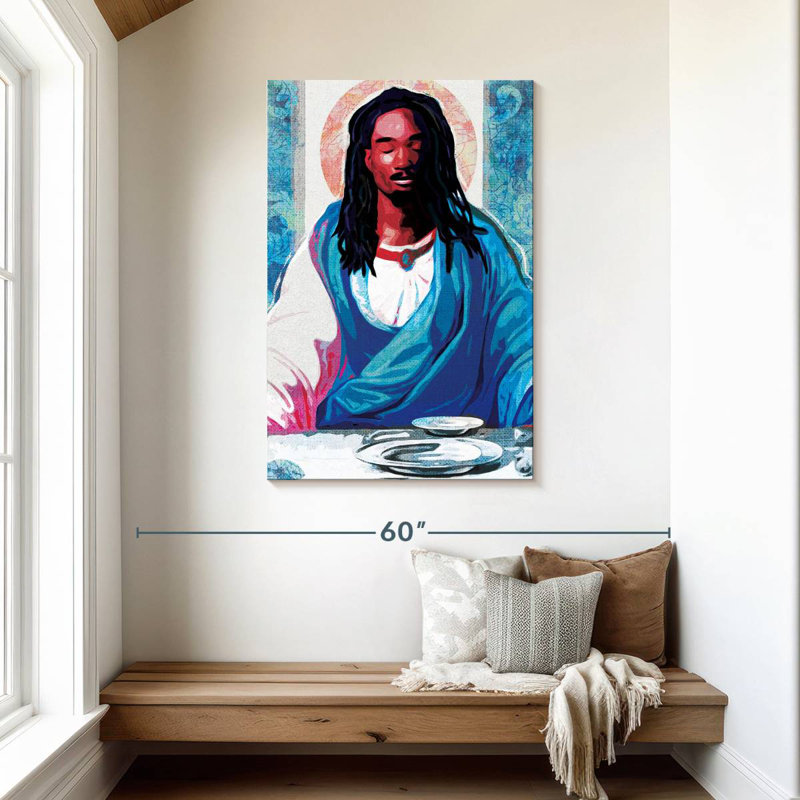 Adella Black Christ, 45" H x 30" W