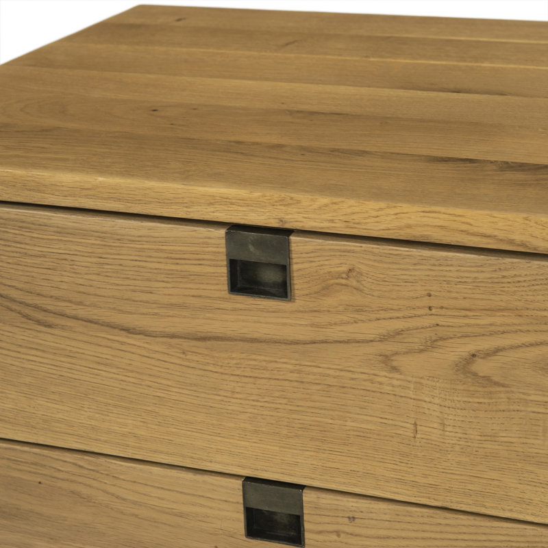 Carlisle 2 - Drawer Nightstand, Natural Oak