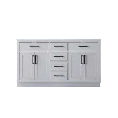 Ahner 60 inch Double Bathroom Vanity