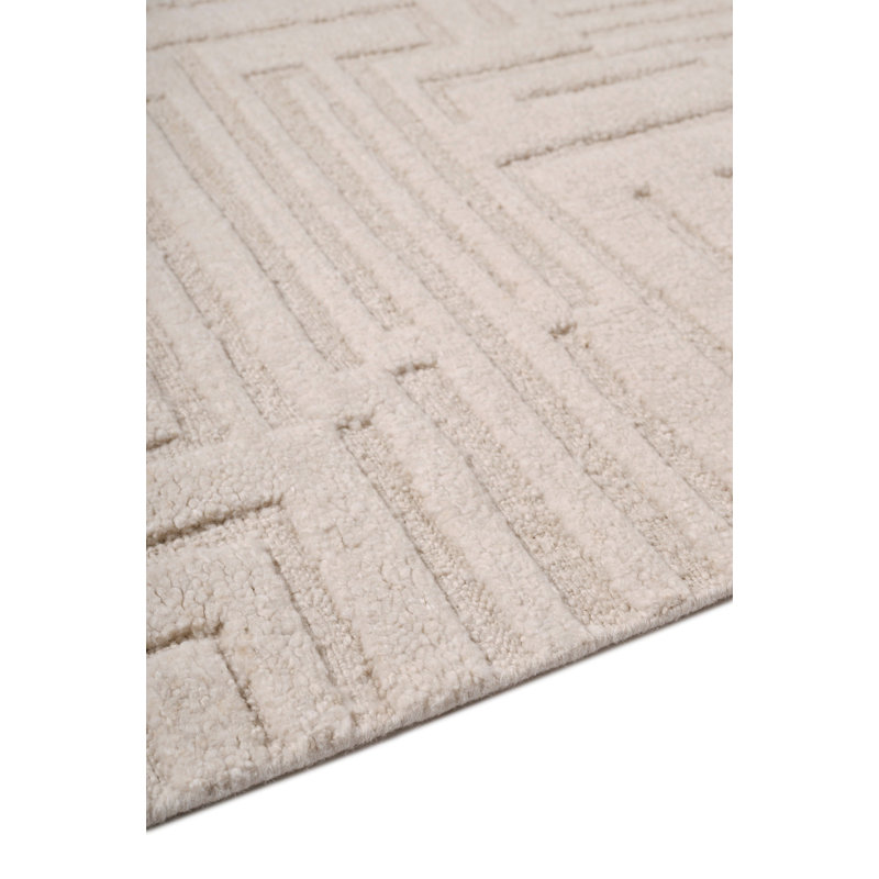 Narrows Ivory Area Rug, Rectangle 5' x 7'6"