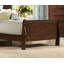 Lit traditionnel en bois de style Louis Philippe