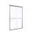 44"-48"W*72" H Semi-Frameless Double Sliding Shower Door, Bypass Shower Door, 1/4" (6Mm) Thick SGCC Tempered Glass Door-114613227