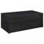Table basse à plateau relevable noir avec deux tiroirs